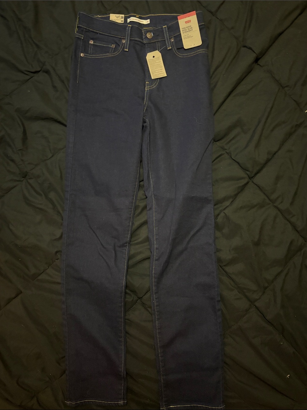 Levi's Indigo Blue Straight Leg Jeans